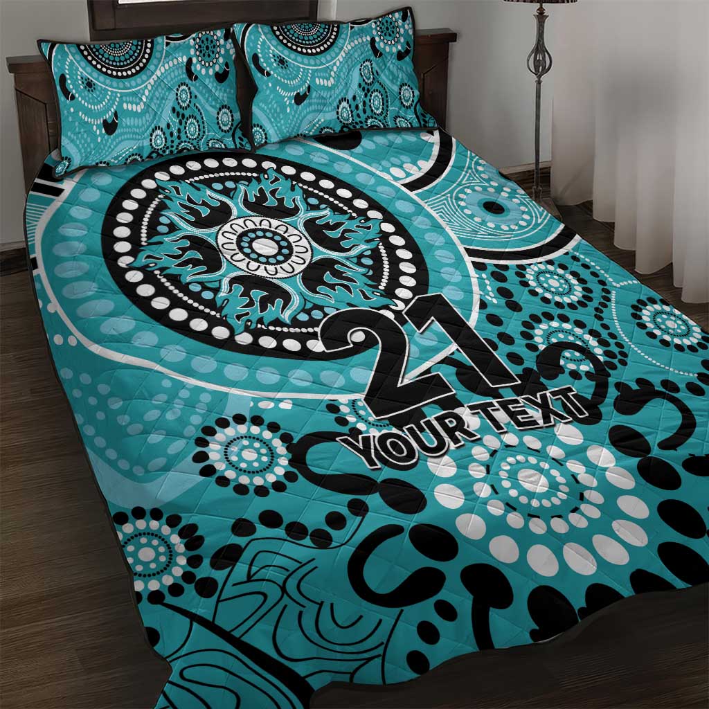 Heat Cricket Custom Quilt Bed Set Australian Aboriginal