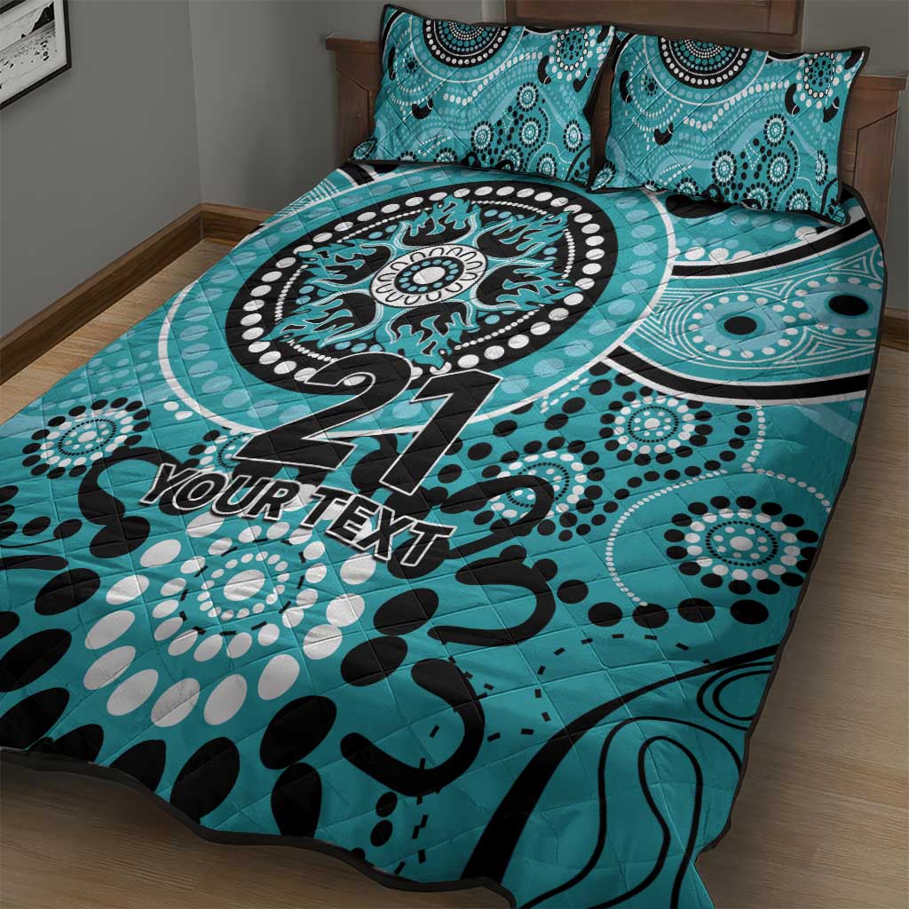 Heat Cricket Custom Quilt Bed Set Australian Aboriginal