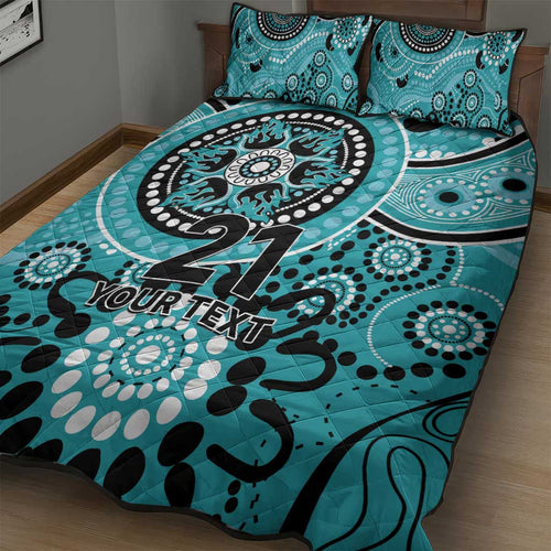 Heat Cricket Custom Quilt Bed Set Australian Aboriginal