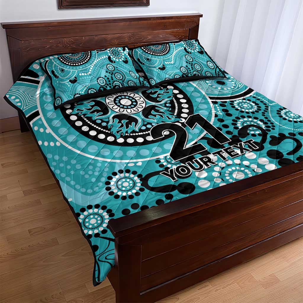 Heat Cricket Custom Quilt Bed Set Australian Aboriginal
