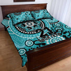 Heat Cricket Custom Quilt Bed Set Australian Aboriginal