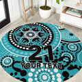 Heat Cricket Custom Round Carpet Australian Aboriginal