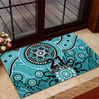 Heat Cricket Custom Rubber Doormat Australian Aboriginal