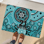 Heat Cricket Custom Rubber Doormat Australian Aboriginal