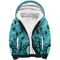Heat Cricket Custom Sherpa Hoodie Australian Aboriginal