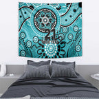 Heat Cricket Custom Tapestry Australian Aboriginal