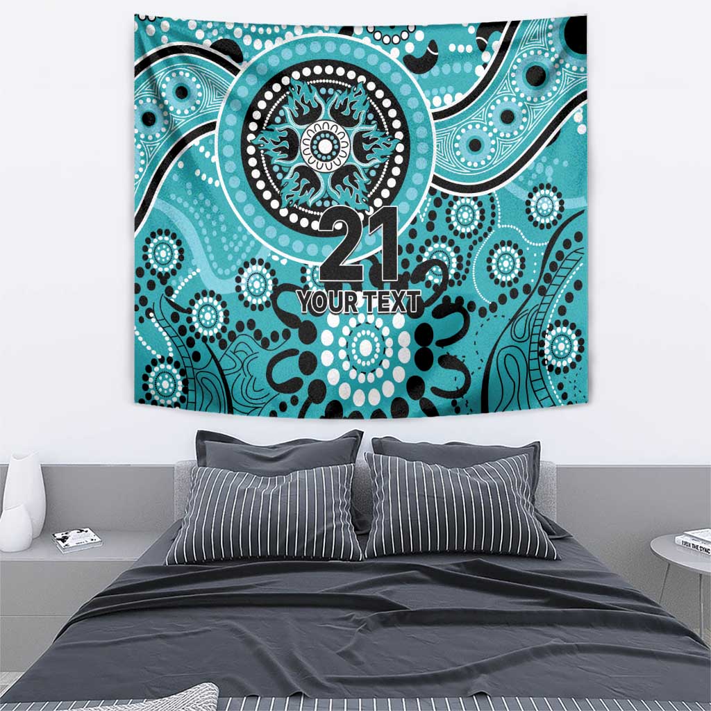 Heat Cricket Custom Tapestry Australian Aboriginal