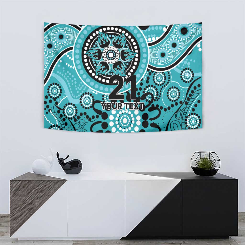 Heat Cricket Custom Tapestry Australian Aboriginal