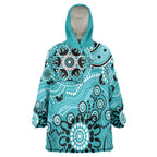 Heat Cricket Custom Wearable Blanket Hoodie Australian Aboriginal