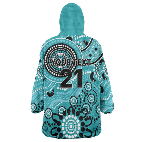 Heat Cricket Custom Wearable Blanket Hoodie Australian Aboriginal