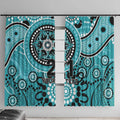 Heat Cricket Custom Window Curtain Australian Aboriginal