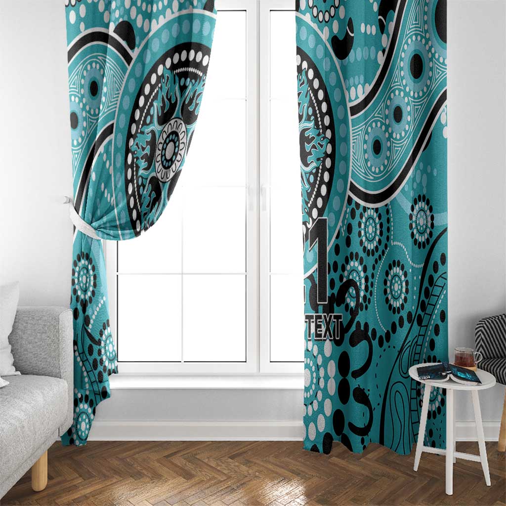 Heat Cricket Custom Window Curtain Australian Aboriginal
