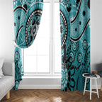 Heat Cricket Custom Window Curtain Australian Aboriginal