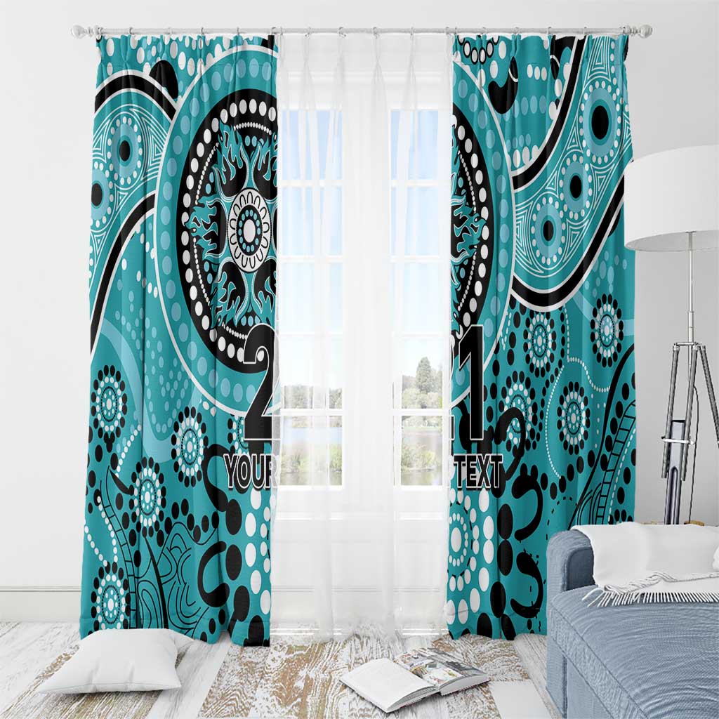 Heat Cricket Custom Window Curtain Australian Aboriginal
