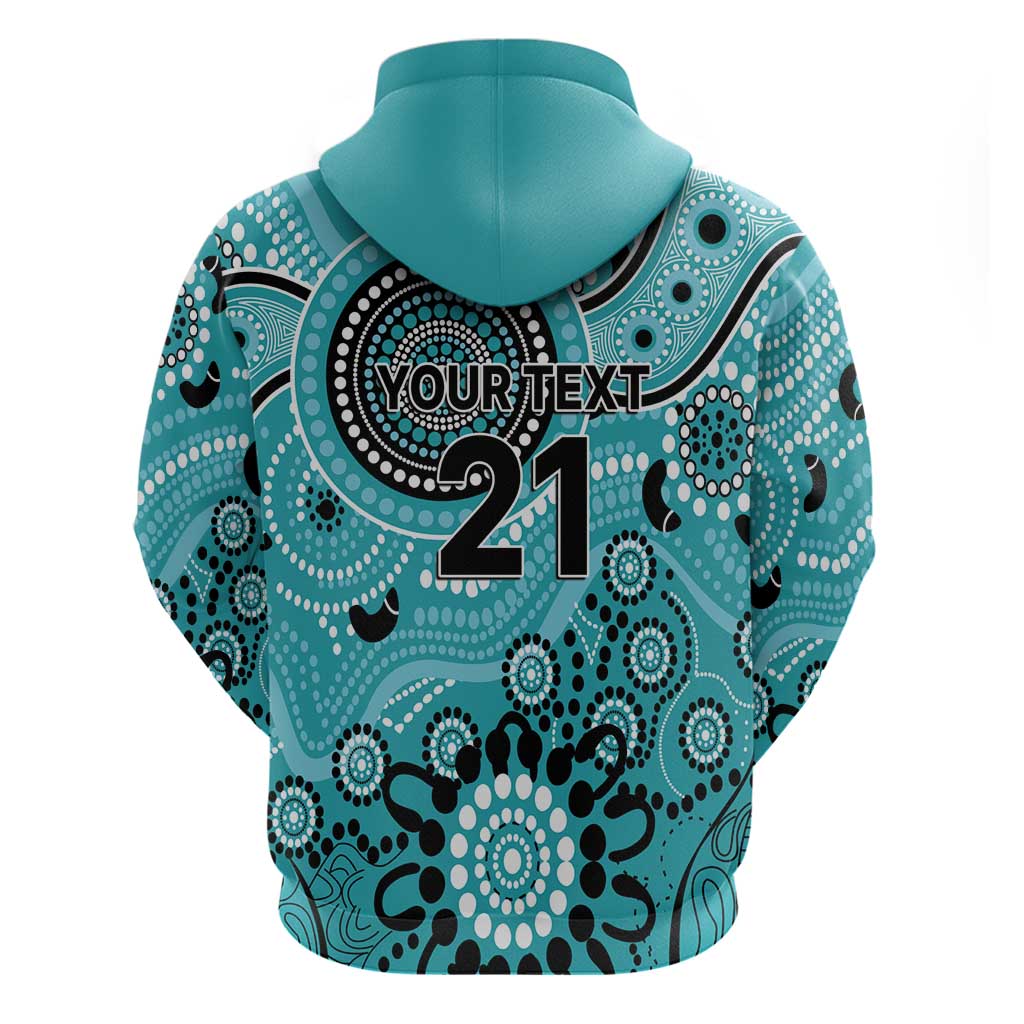 Heat Cricket Custom Zip Hoodie Australian Aboriginal