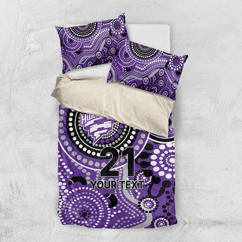 Hurricanes Cricket Custom Bedding Set Australian Aboriginal
