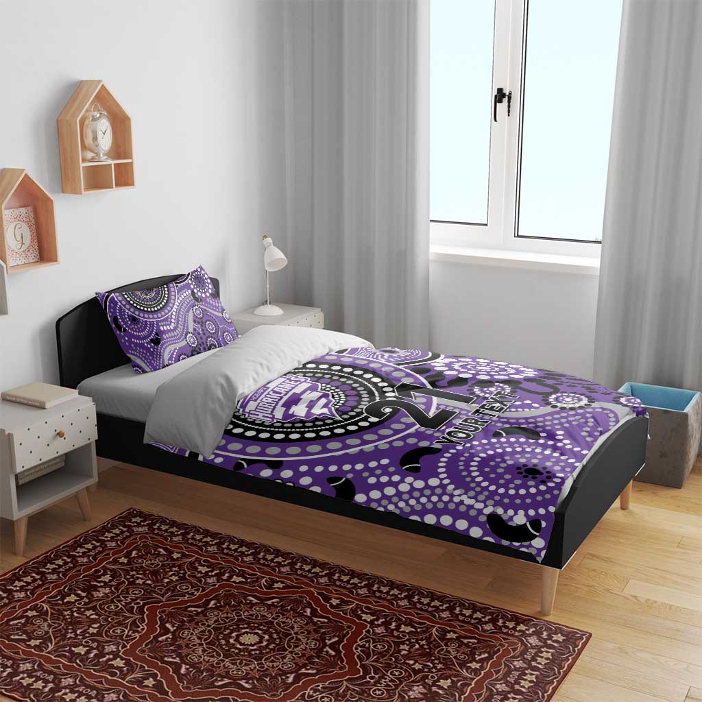 Hurricanes Cricket Custom Bedding Set Australian Aboriginal