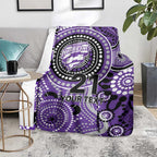 Hurricanes Cricket Custom Blanket Australian Aboriginal