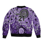 Hurricanes Cricket Custom Bomber Jacket Australian Aboriginal