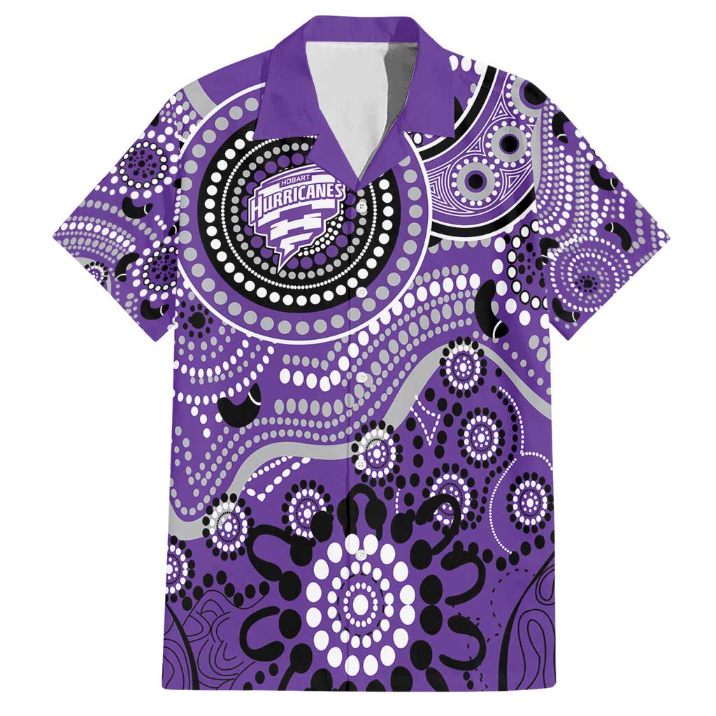 Hurricanes Cricket Custom Hawaiian Shirt Australian Aboriginal