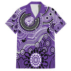 Hurricanes Cricket Custom Hawaiian Shirt Australian Aboriginal