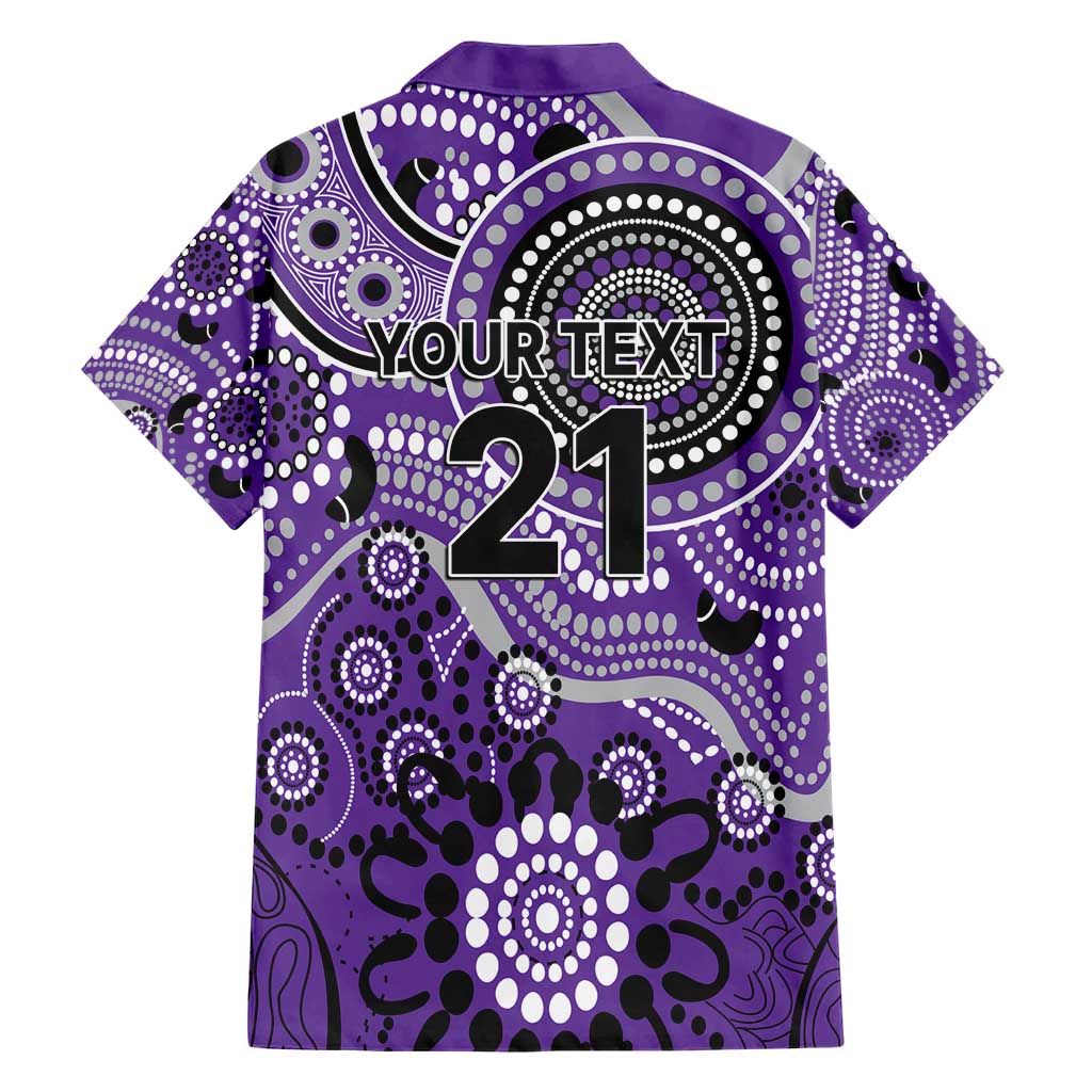 Hurricanes Cricket Custom Hawaiian Shirt Australian Aboriginal