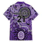 Hurricanes Cricket Custom Hawaiian Shirt Australian Aboriginal