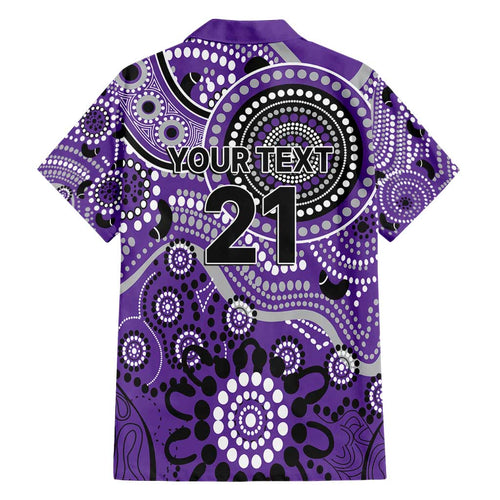 Hurricanes Cricket Custom Hawaiian Shirt Australian Aboriginal