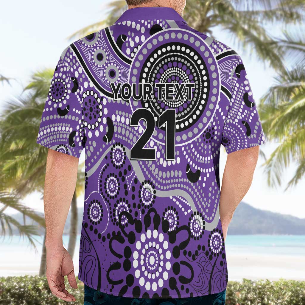 Hurricanes Cricket Custom Hawaiian Shirt Australian Aboriginal