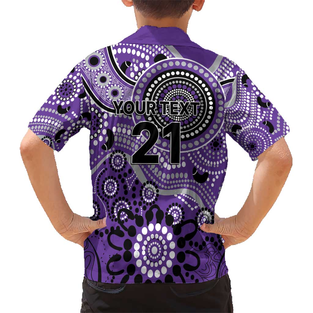 Hurricanes Cricket Custom Hawaiian Shirt Australian Aboriginal