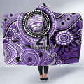 Hurricanes Cricket Custom Hooded Blanket Australian Aboriginal