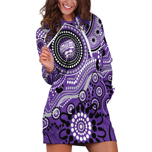 Hurricanes Cricket Custom Hoodie Dress Australian Aboriginal