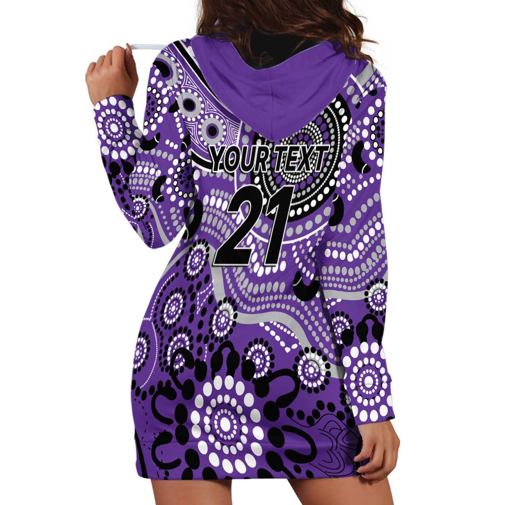 Hurricanes Cricket Custom Hoodie Dress Australian Aboriginal