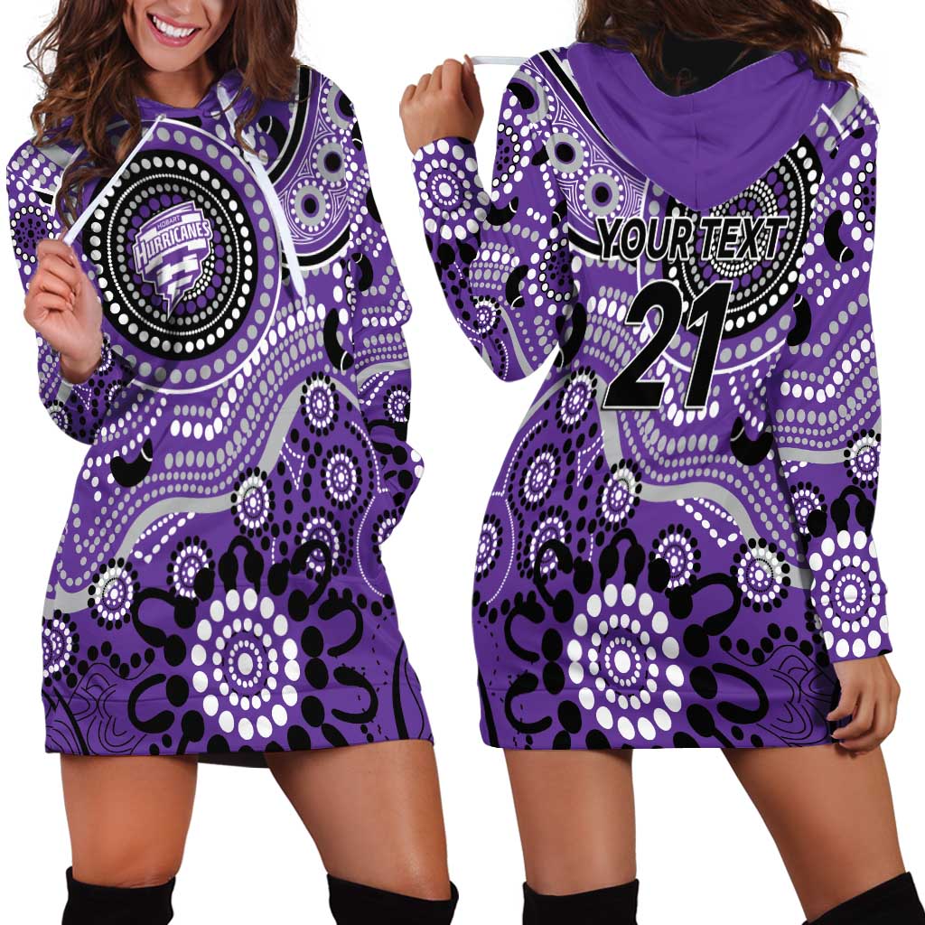 Hurricanes Cricket Custom Hoodie Dress Australian Aboriginal