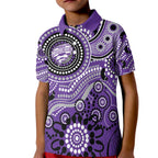 Hurricanes Cricket Custom Kid Polo Shirt Australian Aboriginal