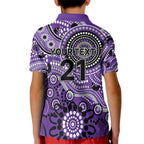 Hurricanes Cricket Custom Kid Polo Shirt Australian Aboriginal