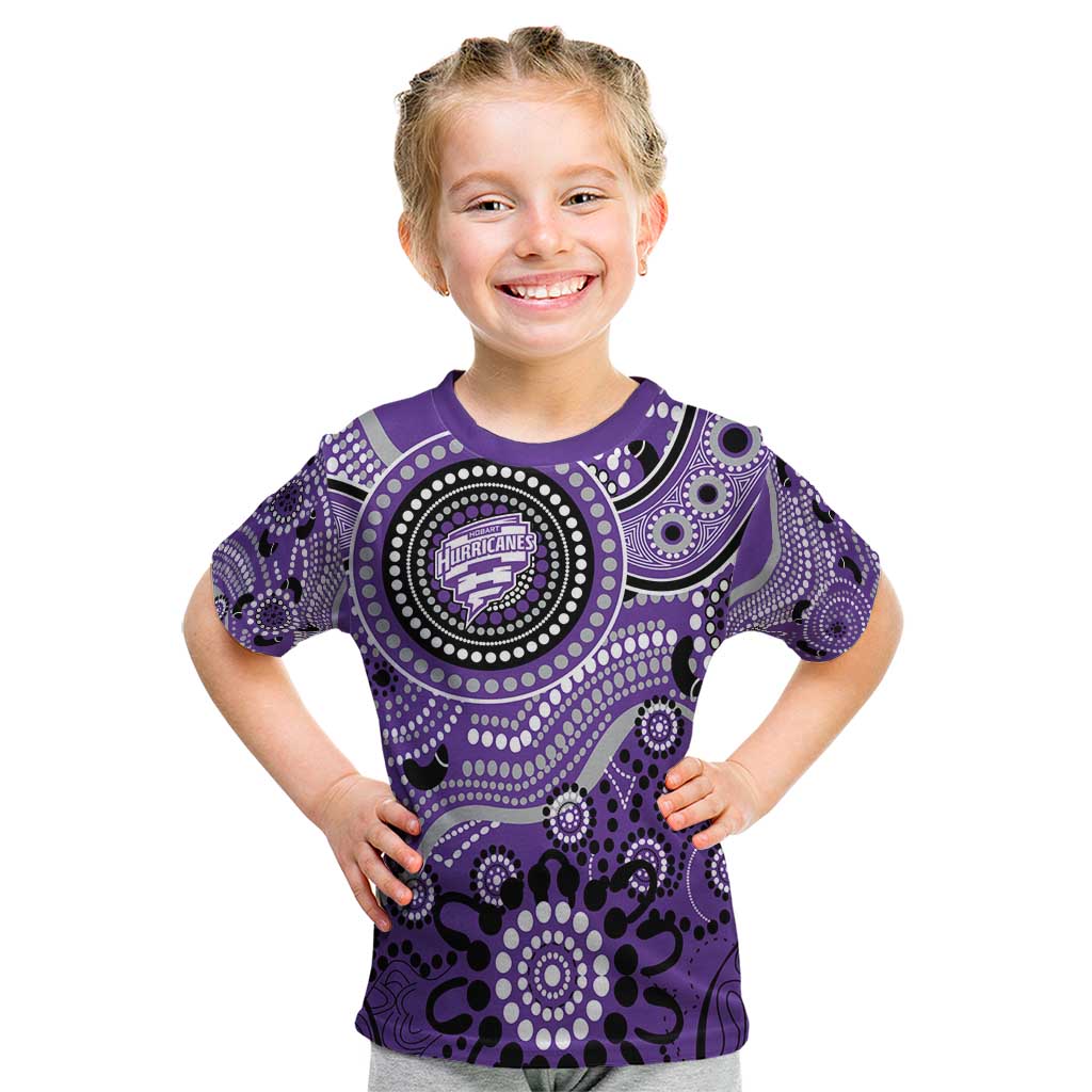 Hurricanes Cricket Custom Kid T Shirt Australian Aboriginal