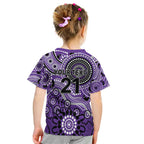 Hurricanes Cricket Custom Kid T Shirt Australian Aboriginal