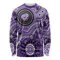 Hurricanes Cricket Custom Long Sleeve Shirt Australian Aboriginal