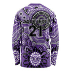 Hurricanes Cricket Custom Long Sleeve Shirt Australian Aboriginal