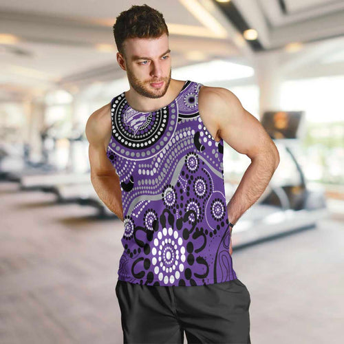 Hurricanes Cricket Custom Men Tank Top Australian Aboriginal