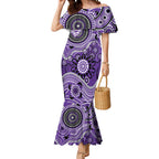 Hurricanes Cricket Custom Mermaid Dress Australian Aboriginal