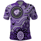Hurricanes Cricket Custom Polo Shirt Australian Aboriginal