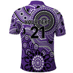 Hurricanes Cricket Custom Polo Shirt Australian Aboriginal