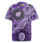 Hurricanes Cricket Custom Rugby Jersey Australian Aboriginal