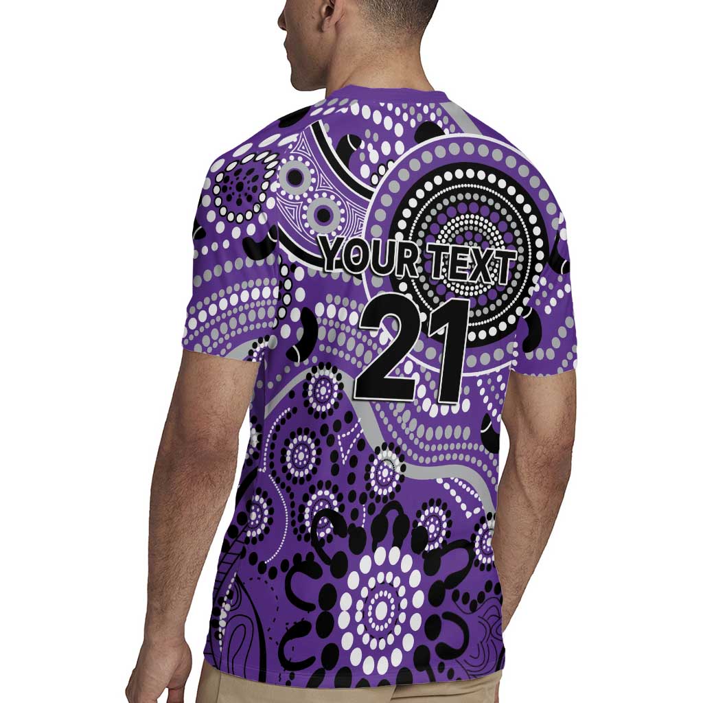 Hurricanes Cricket Custom Rugby Jersey Australian Aboriginal