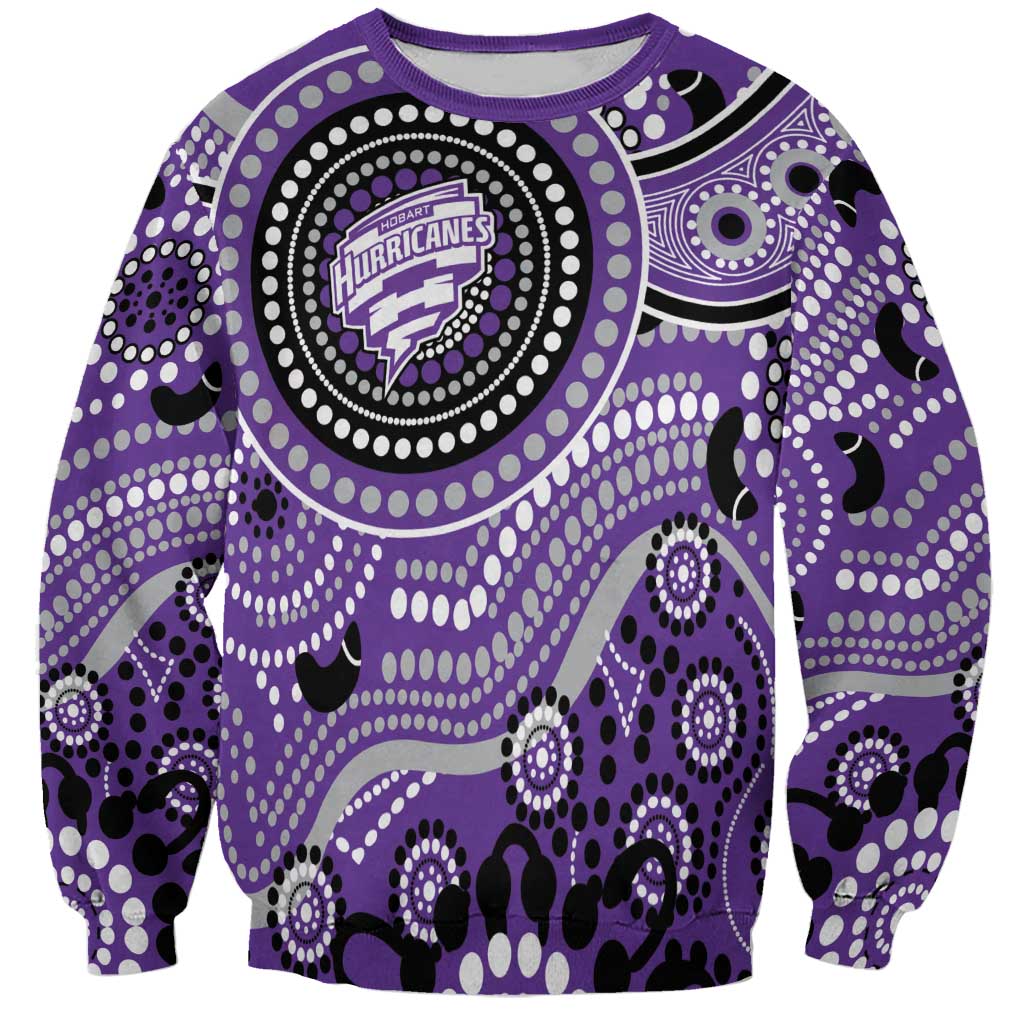 Hurricanes Cricket Custom Sweatshirt Australian Aboriginal