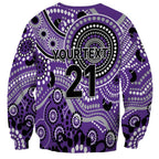 Hurricanes Cricket Custom Sweatshirt Australian Aboriginal