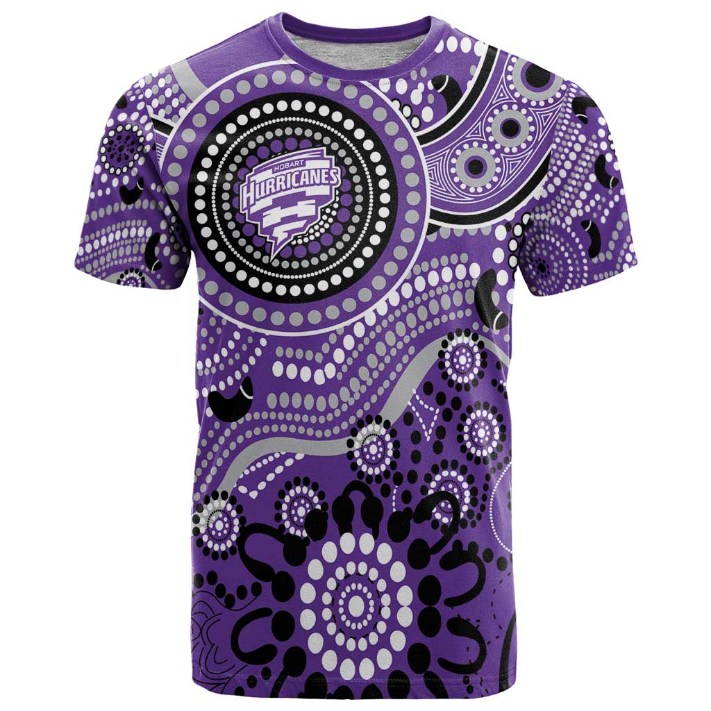 Hurricanes Cricket Custom T Shirt Australian Aboriginal
