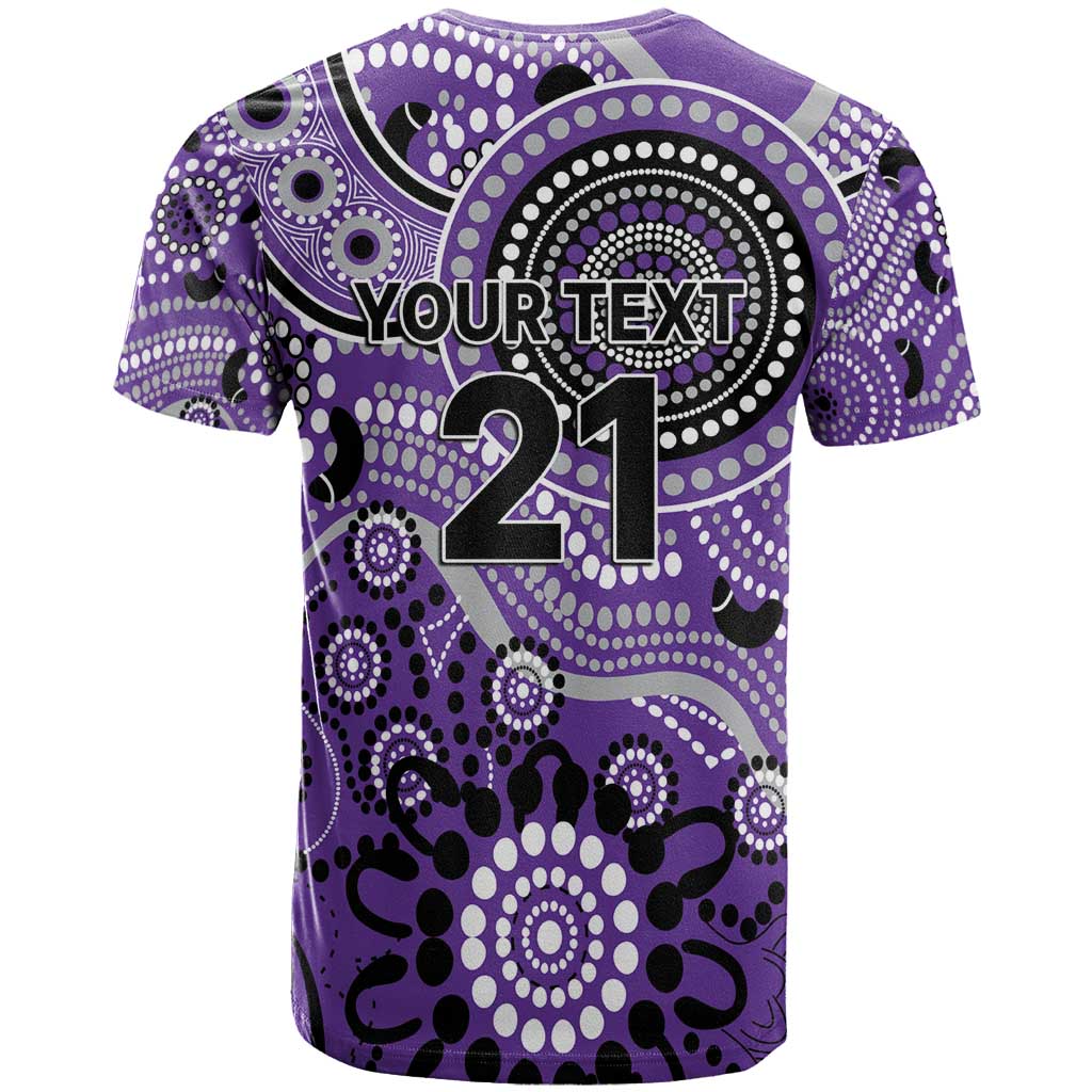 Hurricanes Cricket Custom T Shirt Australian Aboriginal